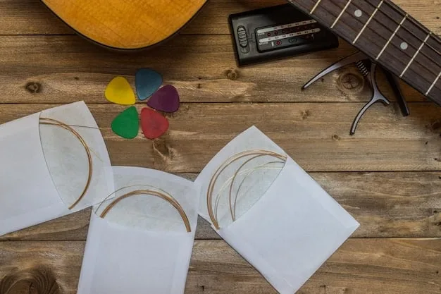 A close-up, top-down view of several hands holding different vibrant, custom-designed music stickers, ready to be placed on various surfaces.