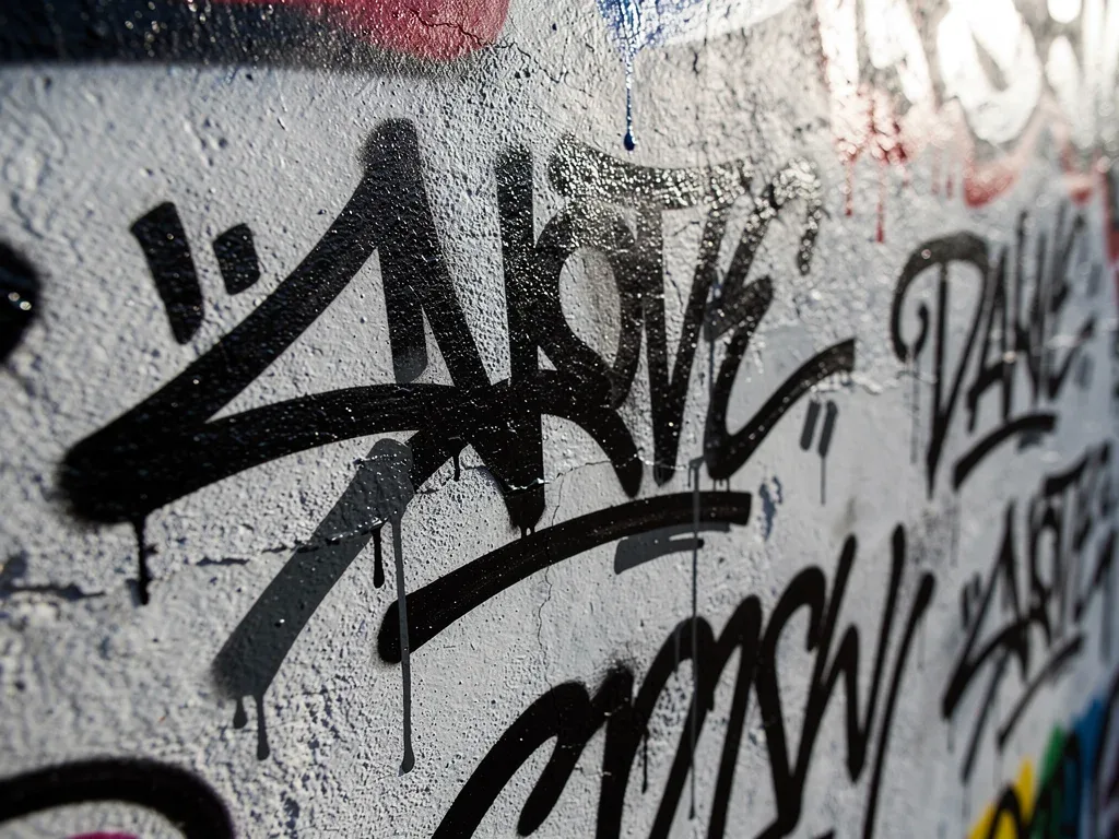 Examples of sharp chisel-style lettering and handstyles