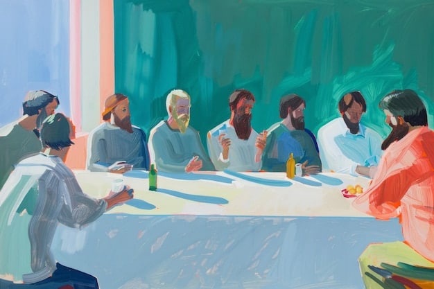 A city council meeting discussing urban art policies, with diverse community members, artists, and officials present, reflecting a collaborative approach to regulation. Focus on the discussion and the diverse perspectives represented.