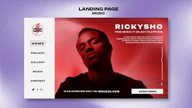 A close-up shot of a clean and modern website interface showcasing a rap artist's music player. The player displays album art, track title, and easy-to-use controls for play, pause, and volume. The design is minimalist and visually appealing, focusing on user experience.
