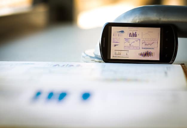 A digital dashboard displaying royalty tracking data and analytics, showcasing the technological tools available for independent labels.
