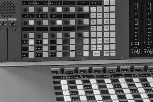 An overhead shot of a digital audio workstation (DAW) interface, specifically highlighting the drum sequencer section. Display a typical trap drum pattern with variations in hi-hats, snare placement, and kick drum patterns.