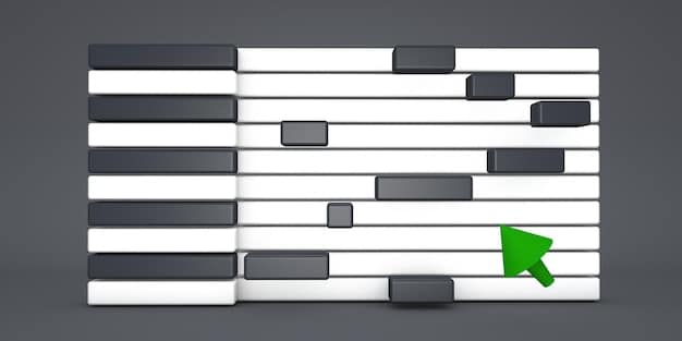 A screenshot of a piano roll or step sequencer in a DAW, showing a drum pattern with varying velocity levels represented by different heights of MIDI notes or steps.