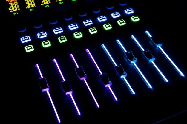 A visual representation of an equalizer (EQ) plugin interface, showing the frequency spectrum and adjustable bands for shaping the vocal tone.