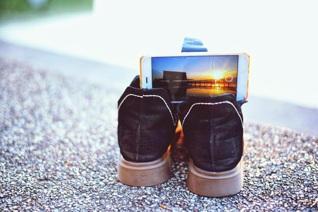 A split image showing an online sneaker resale platform interface on one side, displaying real-time bid and ask prices, and on the other, a high-quality photograph of a pair of sneakers ready for listing, emphasizing detailed packaging and authenticity tags.